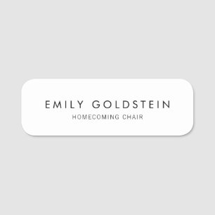 Etiqueta De Nome Tulano SDT