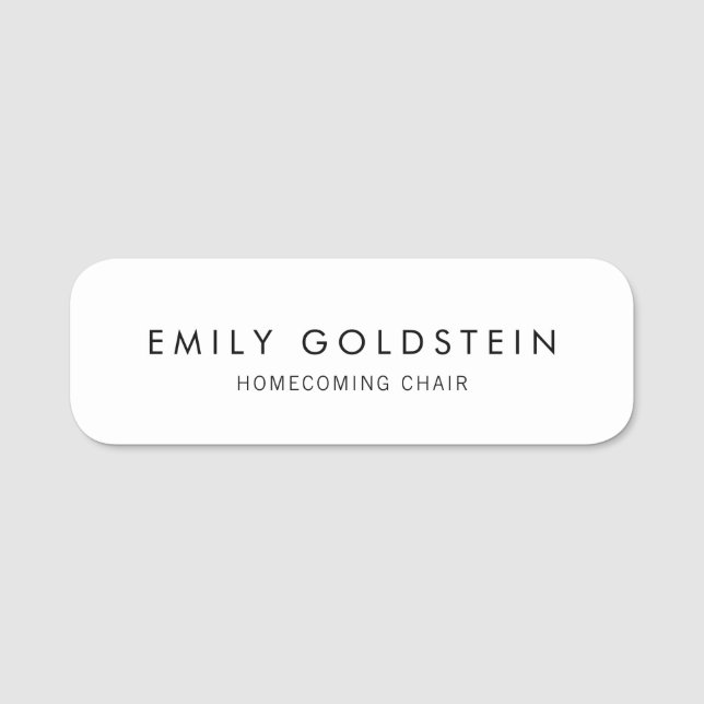 Etiqueta De Nome Tulano SDT (Frente)