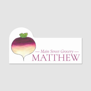 Etiqueta De Nome Turnip Sweeg Vegetable Community Garden Veggie