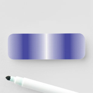 Etiqueta De Nome um fundo listrado azul e branco