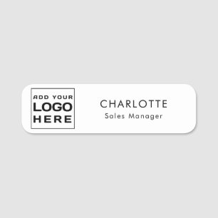 Etiqueta De Nome Usuários de logotipos de negócios modernos persona