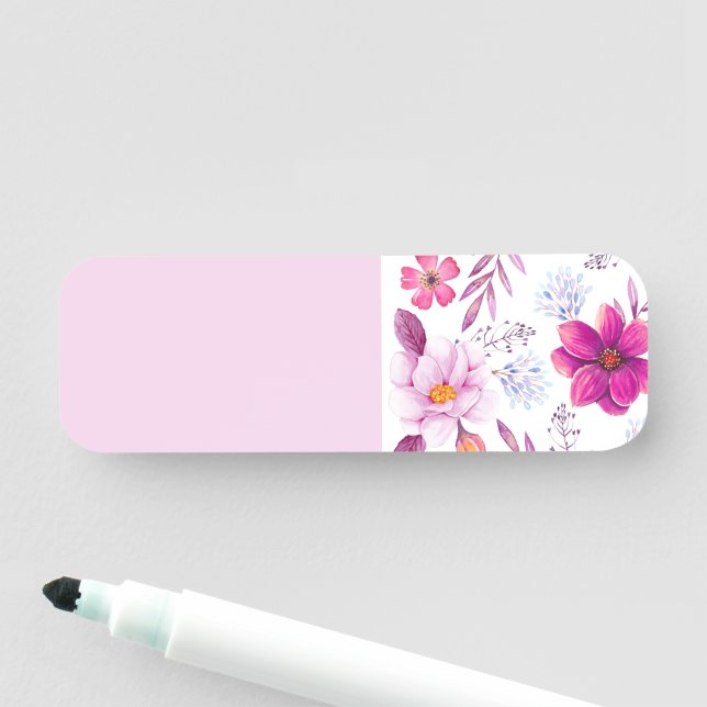 Etiqueta De Nome Violet rosa (In Situ)