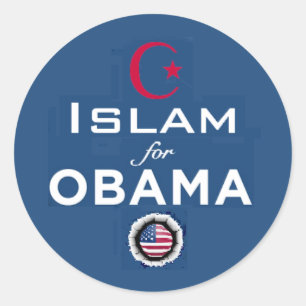 Etiqueta de Obama do ISLÃO