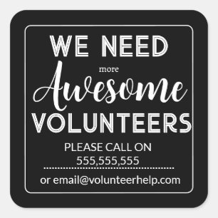 Etiqueta de Oferta de Apreciação de Voluntário Edi