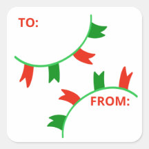 Etiqueta de Oferta de Banner de Feriado