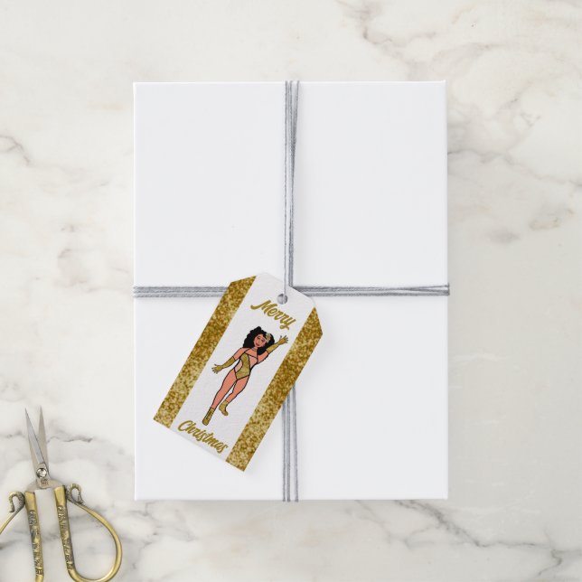 Etiqueta de Oferta de Dançarino Personalizado Dour (Com cordão)