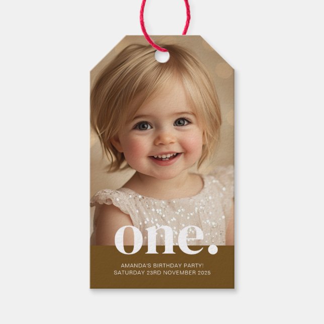 Etiqueta de Oferta de Foto no Primeiro Mês em Cast (Frente)