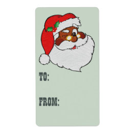 Etiqueta de Oferta de Pop Papai noel para de  Vint