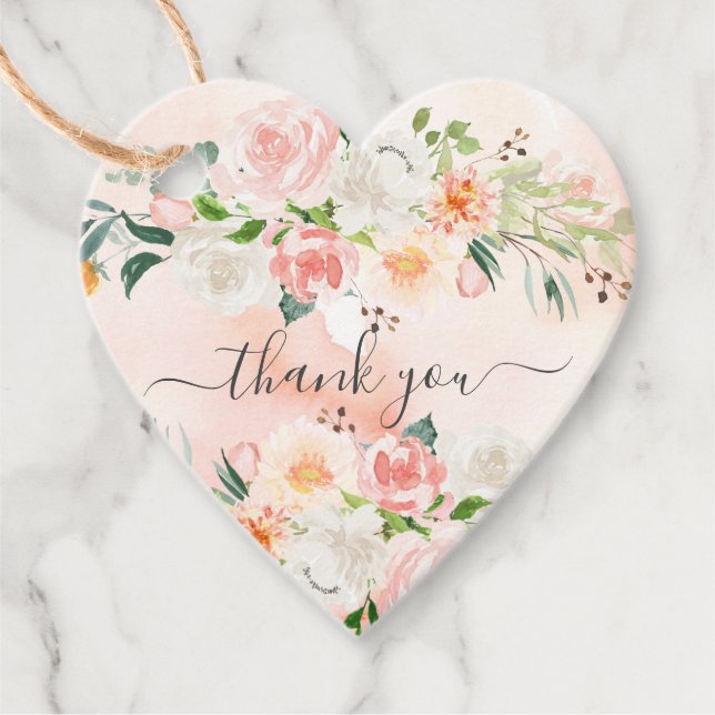 Etiqueta de Oferta de Rosas e Peonies Favoritos do (Frente)