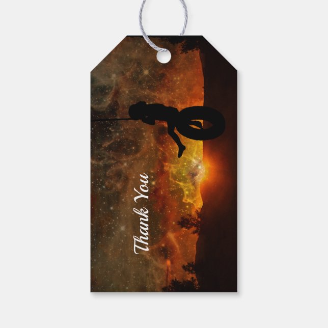 Etiqueta de Oferta de Swing de Pneus para Criança (Verso)