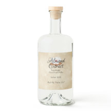 Etiqueta de óleo de extração de amêndoa personaliz