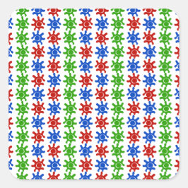 Etiqueta De Padrão De Abstrato Ímpar