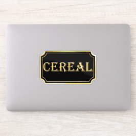 Etiqueta de Panetria Dourada e Preta da Vintagem E