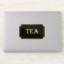 Etiqueta de Panetria Dourada e Preta da Vintagem E