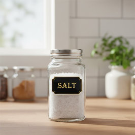 Etiqueta de Panetria Dourada e Preta da Vintagem E