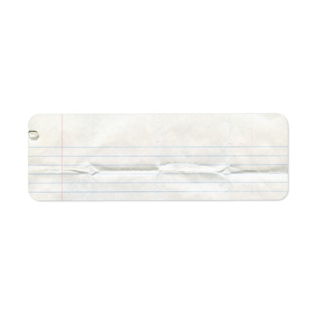 Etiqueta de papel para notebook (Frente)