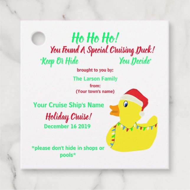 Etiqueta de Pato de Cruzamento (Frente)