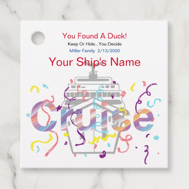 Etiqueta de Pato de Cruzamento (Frente)