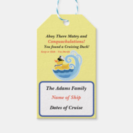 Etiqueta de Pato de Cruzamento