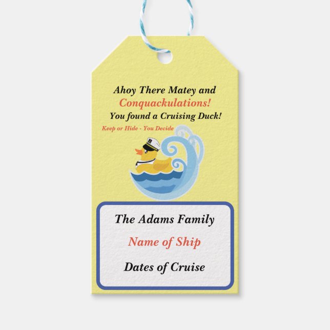 Etiqueta de Pato de Cruzamento (Frente)