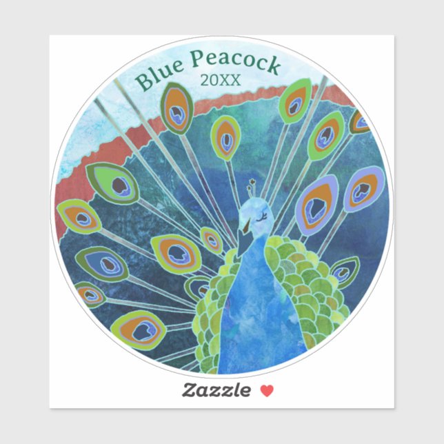 Etiqueta de Peacock (Folha)