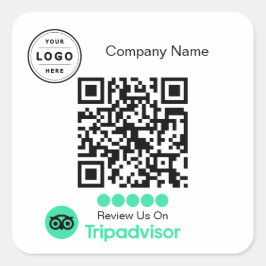 Etiqueta de Pedido de Revisão do Tripadvisor