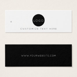 Etiqueta de Pendura de Logotipo Empresarial