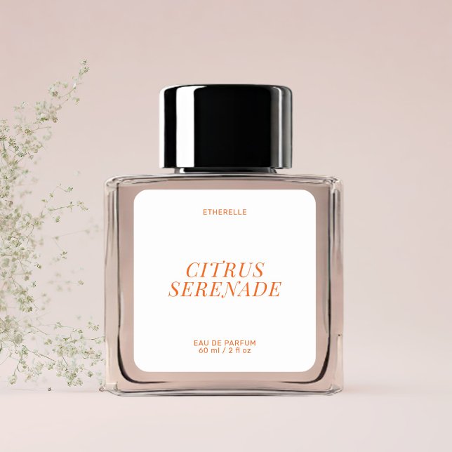 Etiqueta de perfume moderna, adesivo elegante de p (Criador carregado)
