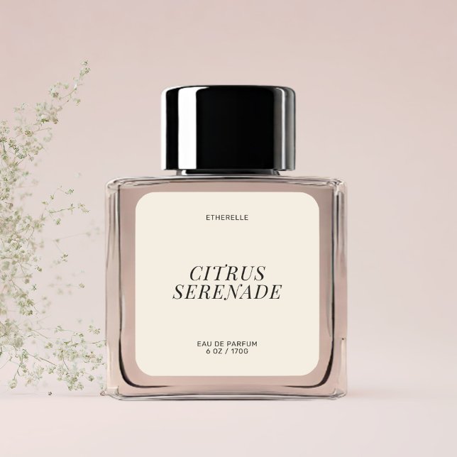 Etiqueta de perfume moderna, adesivo elegante de p (Criador carregado)