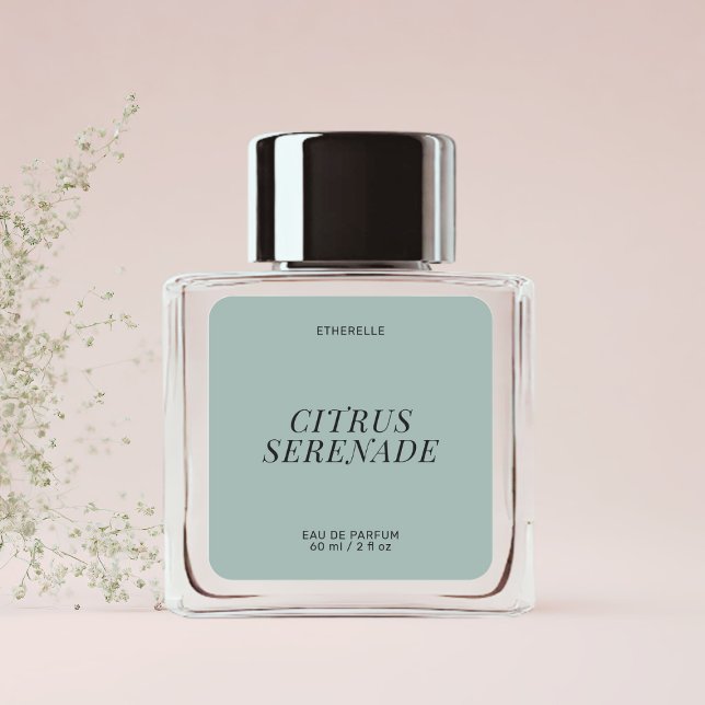 Etiqueta de perfume moderna, adesivo elegante de p (Criador carregado)