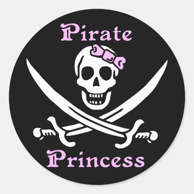 Etiqueta de Pirate Princess - de 20 (Frente)