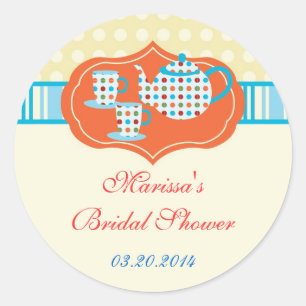 Etiqueta de pote do chá das bolinhas