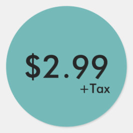 Etiqueta de Preço com Imposto