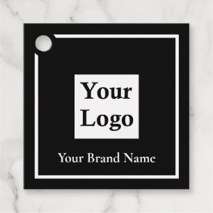 Etiqueta de Preço com Logotipo Personalizado Quadr