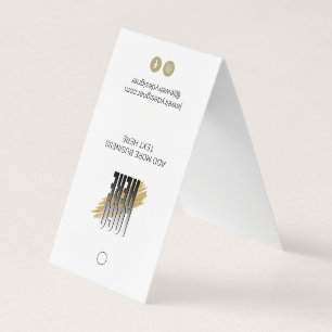 Etiqueta de preço de exibição de suspensão branca 