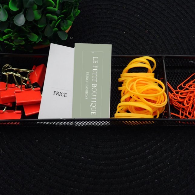 Etiqueta de preço de exibição de travamento simple (Criador carregado)