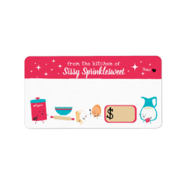 Etiqueta de preço de panificação para retrorreflec