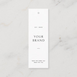 Etiqueta de Preço de Roupa Minimalista