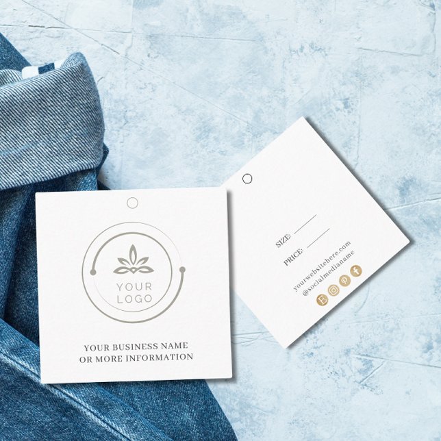 Etiqueta de preço de transferência de mídia social (Criador carregado)