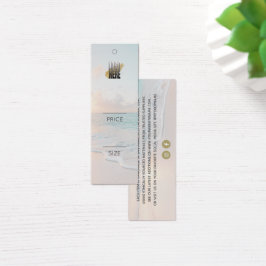 Etiqueta de preço de travamento da praia moderna c