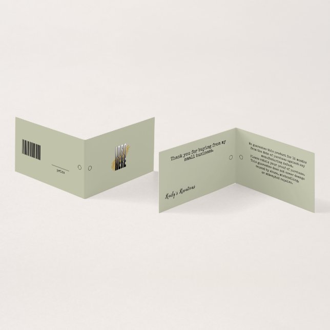 Etiqueta de preço de travamento do Vínculo do Logo (Interior e exterior)