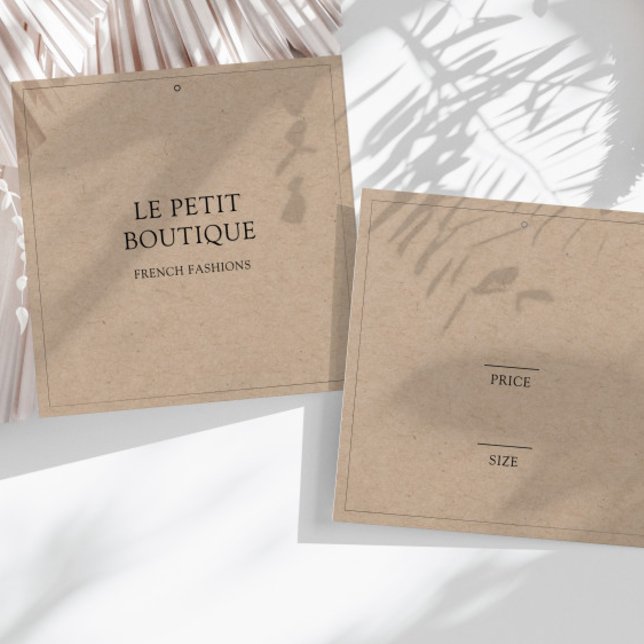 Etiqueta de preço de travamento simples quadrado d (Criador carregado)