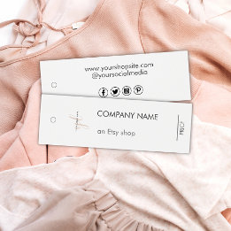 Etiqueta de preço do logotipo comercial minimalist