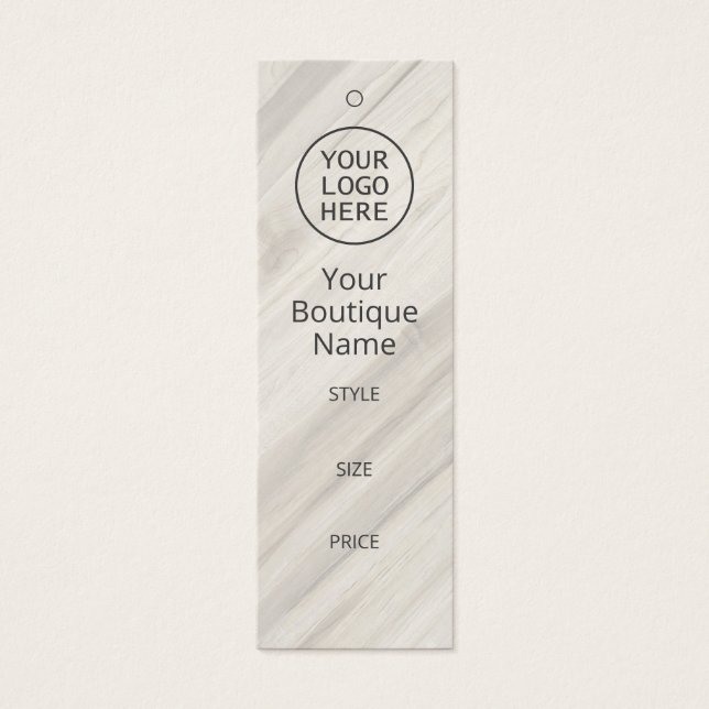 Etiqueta de Preço Spa Natural (Frente)