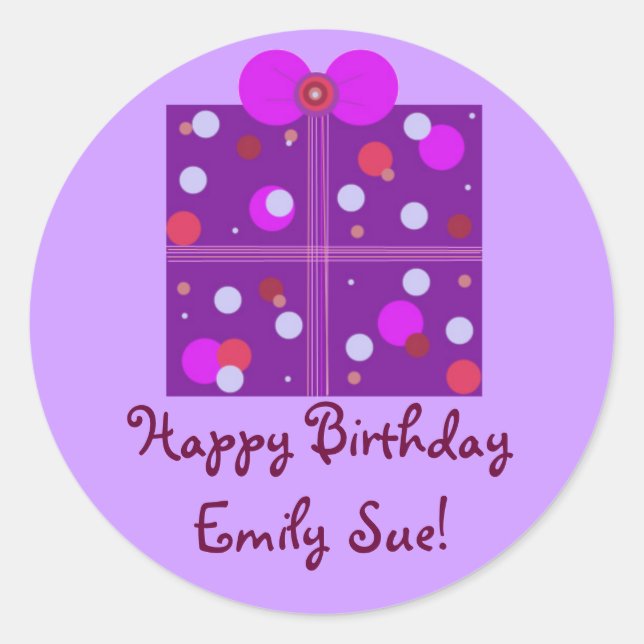 Etiqueta de Presente (Frente)