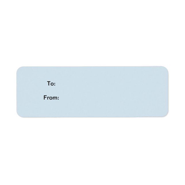 Etiqueta de Presente Blue Sticker (Frente)