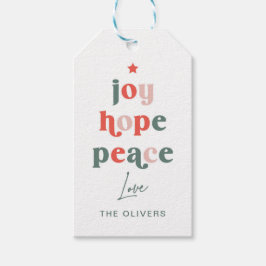 Etiqueta de Presente da Árvore do Word