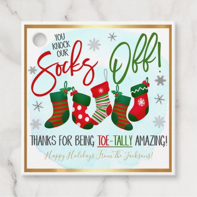 Etiqueta de Presente da Páscoa de Natal (Frente)