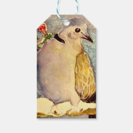 Etiqueta de presente da pomba