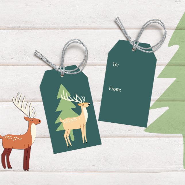 Etiqueta de Presente da Retradora de papais noeis (Criador carregado)